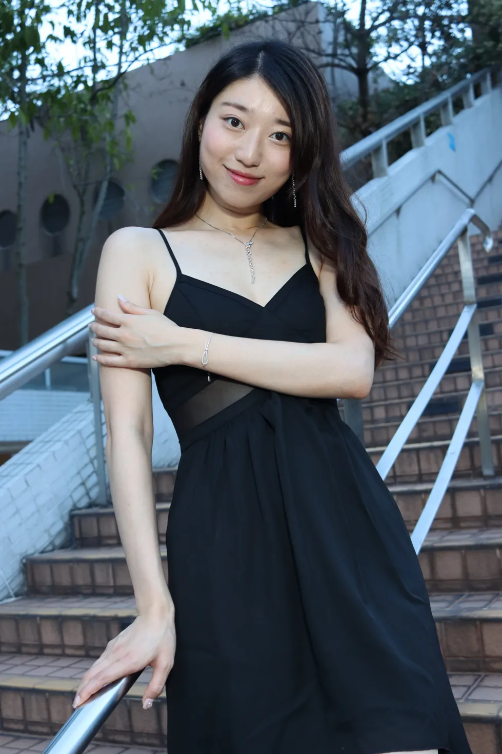 [Mzsock] NO.106 Wu Xiaokui Park black dress street photography#[61P]-54