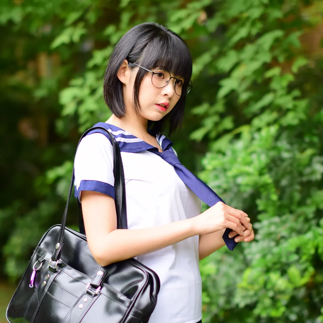 [Mzsock] NO.171 Hailin student uniform street photography#[73P]-11